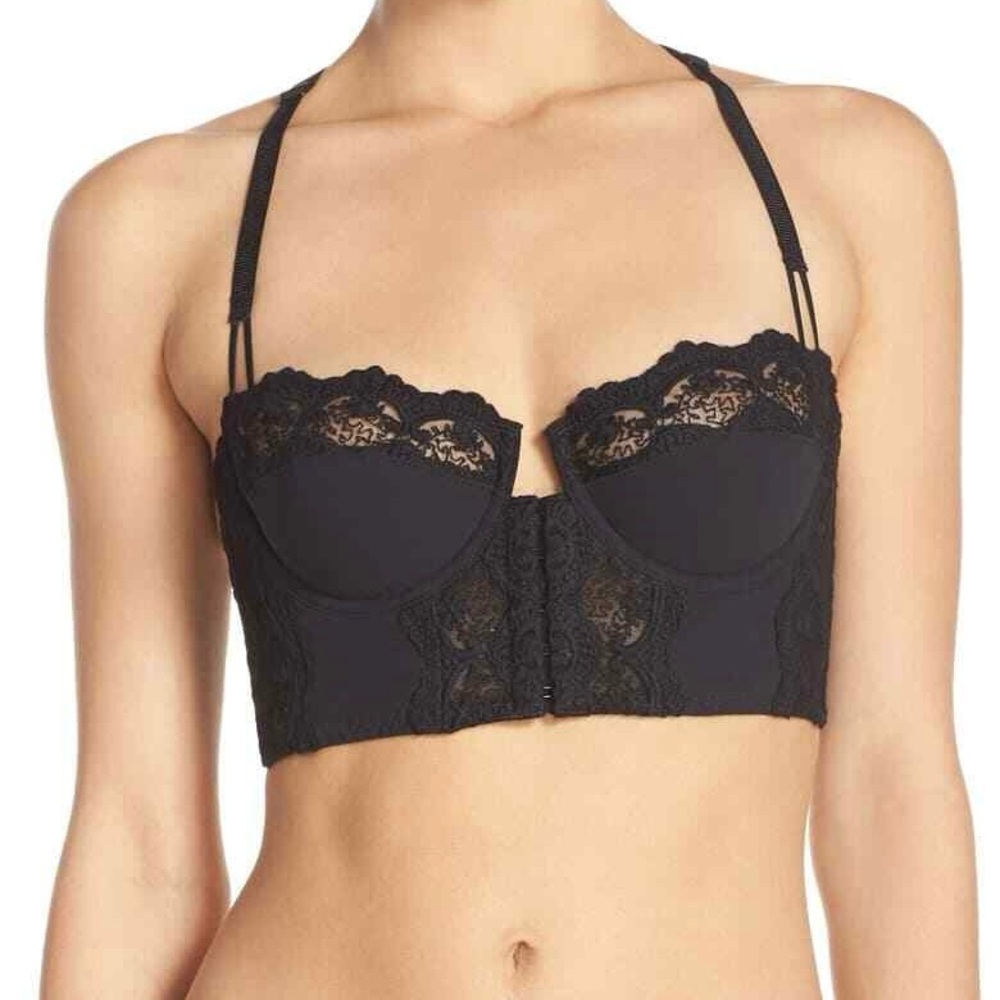 Free People Black 'Reve De Toi' Underwire Bra